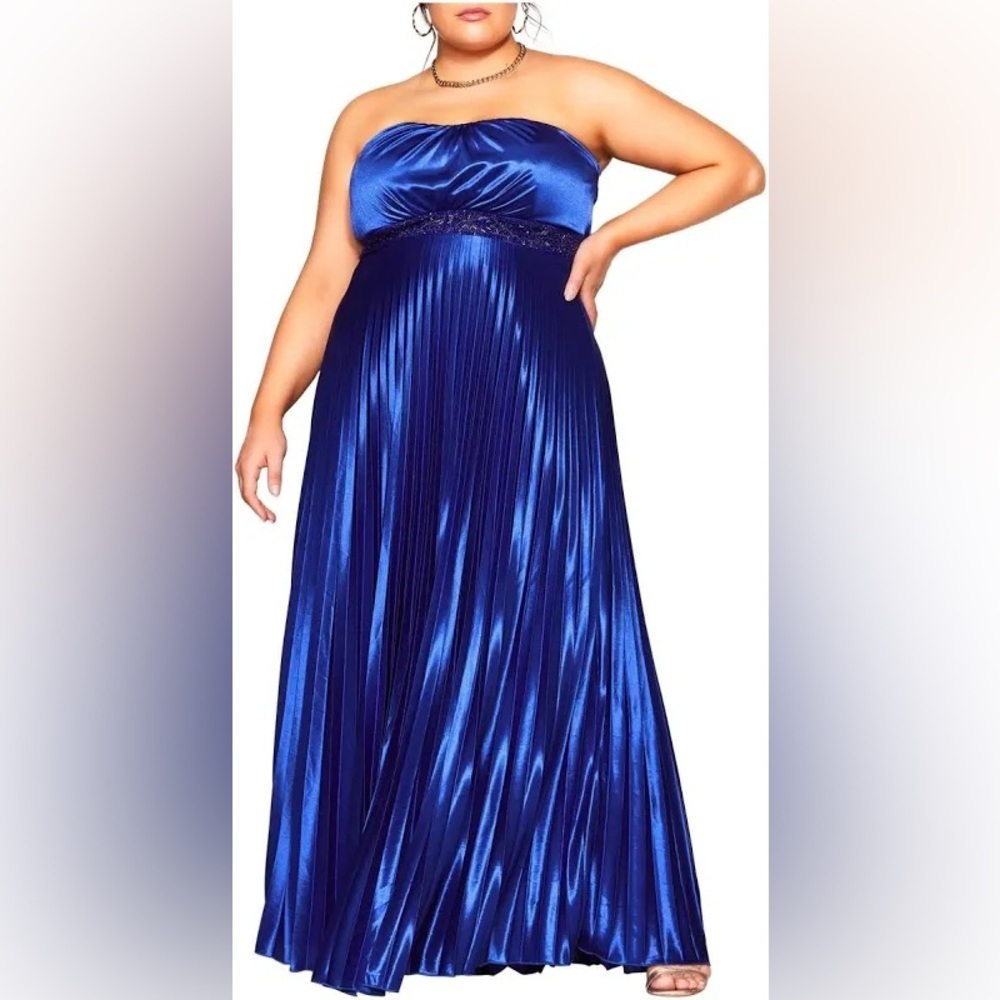 City Chic plus size ‘Helena’ maxi dress, size XXL (24W)